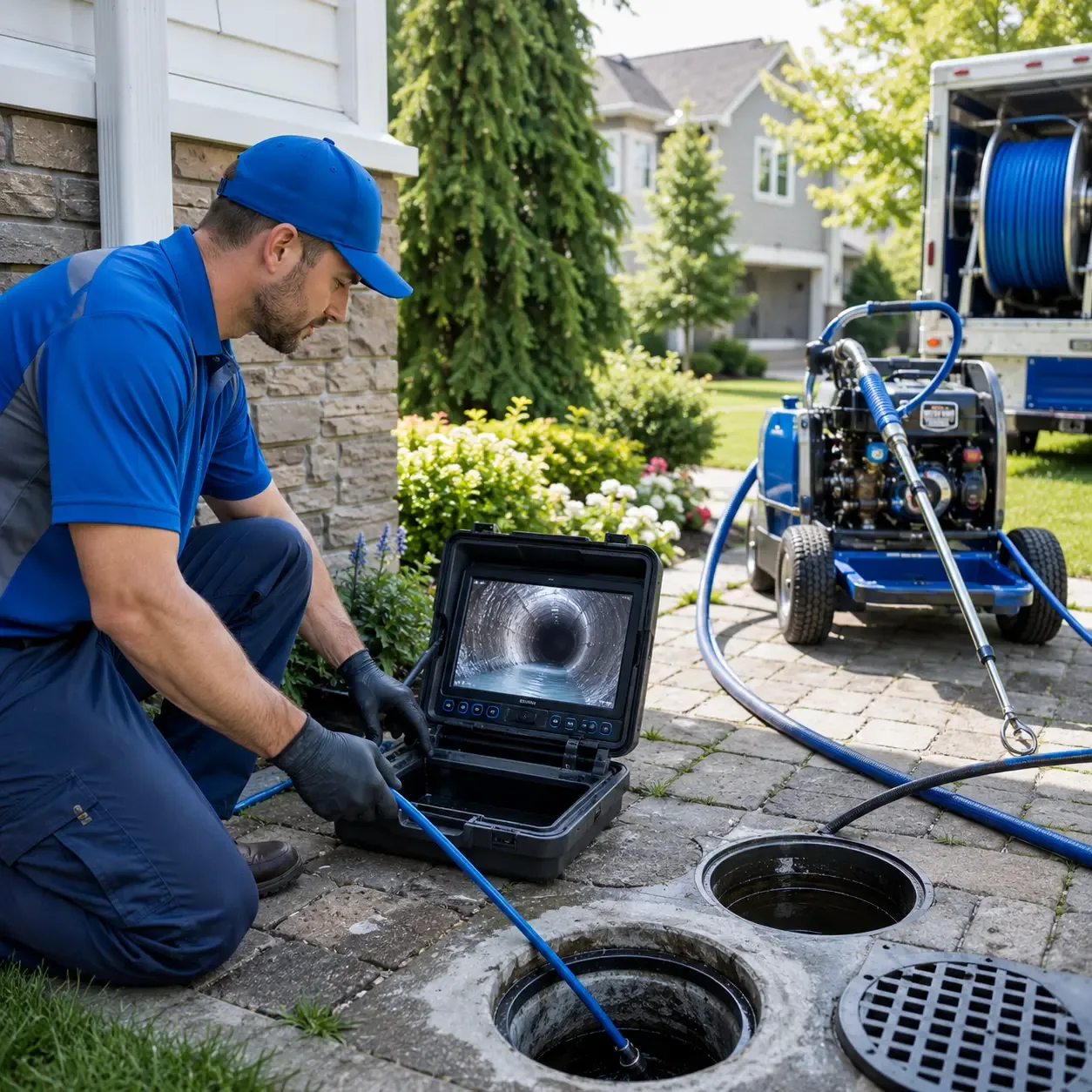 Outdoor drain cleaning professionals serving Boonville, IN